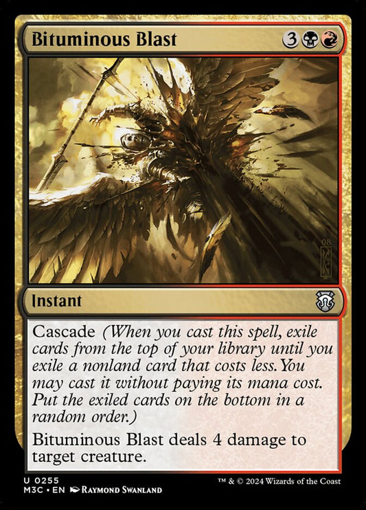 MTG Card Title: Bituminous Blast M3C/255