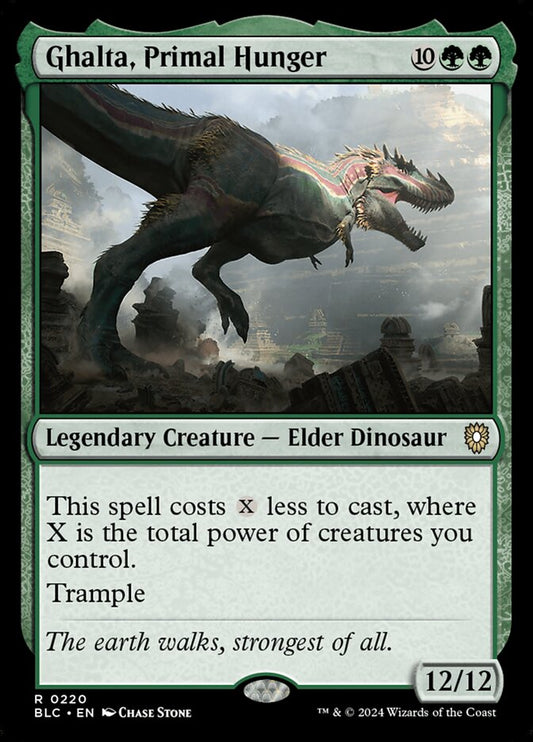 MTG Card Title: Ghalta, Primal Hunger BLC/220