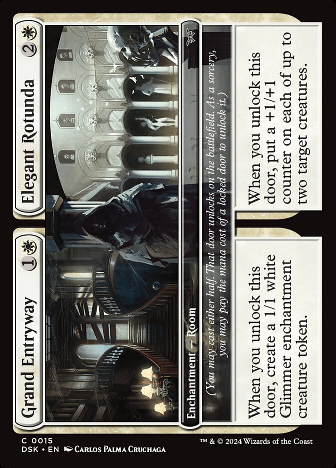 MTG Card Title: Grand Entryway // Elegant Rotunda DSK/15