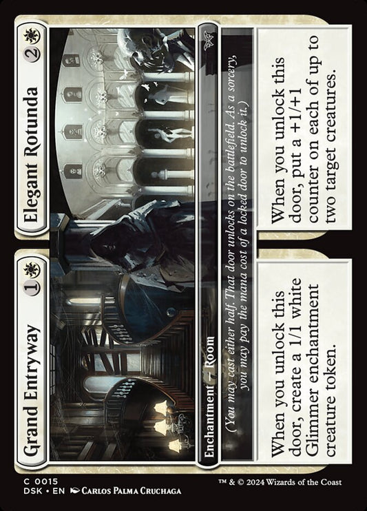 MTG Card Title: Grand Entryway // Elegant Rotunda DSK/15