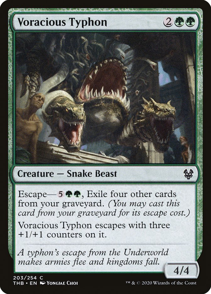 MTG Card Title: Voracious Typhon THB/203