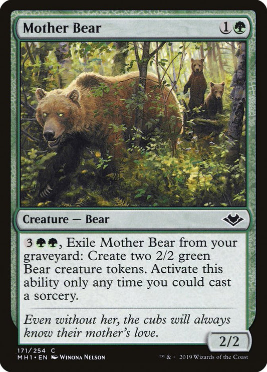 MTG Card Title: Mother Bear MH1/171