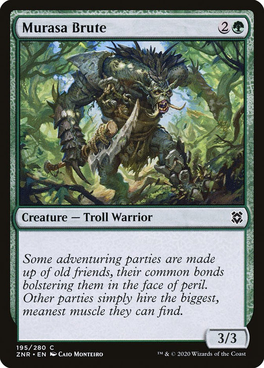 MTG Card Title: Murasa Brute ZNR/195