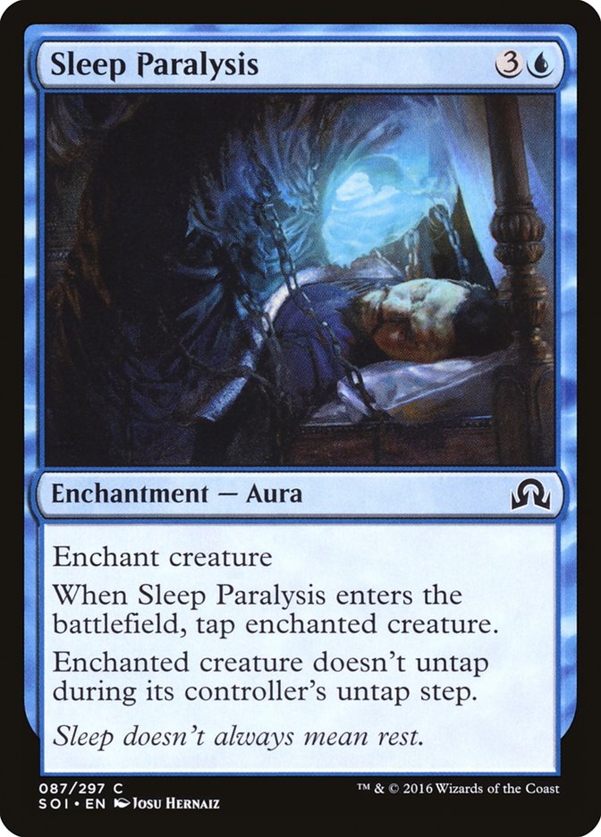 MTG Card Title: Sleep Paralysis SOI/87