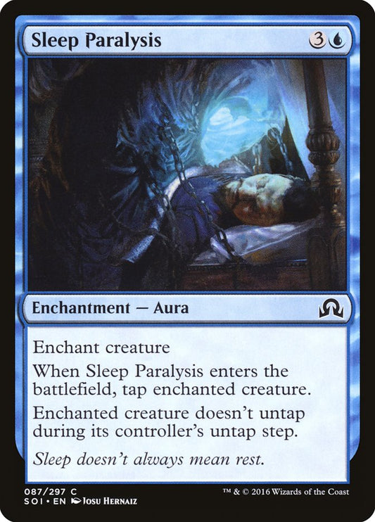 MTG Card Title: Sleep Paralysis SOI/87