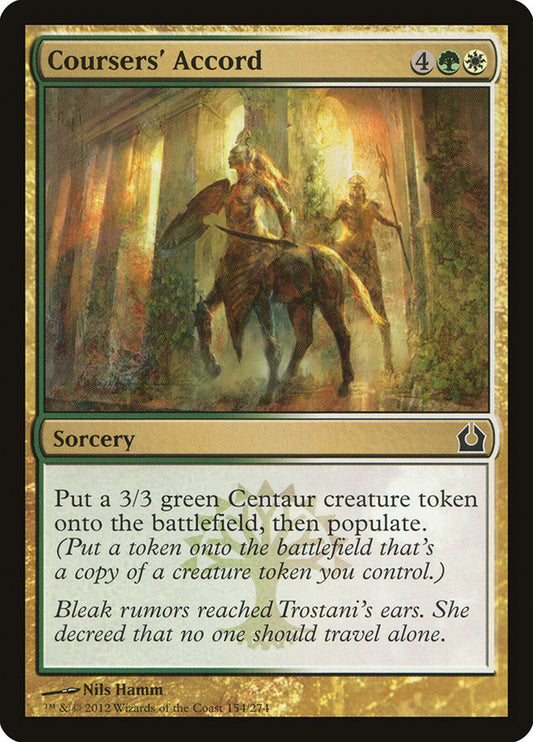 MTG Card Title: Coursers' Accord RTR/154