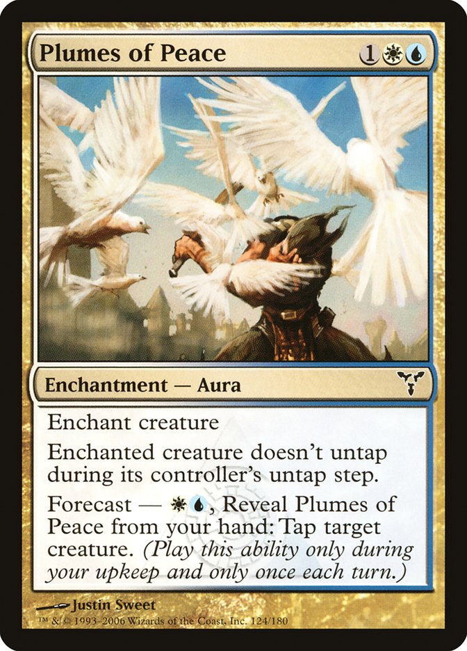 MTG Card Title: Plumes of Peace DIS/124