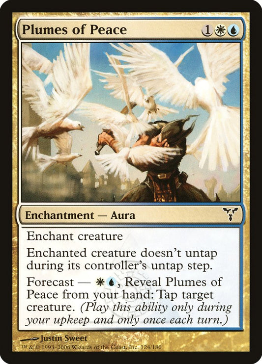 MTG Card Title: Plumes of Peace DIS/124