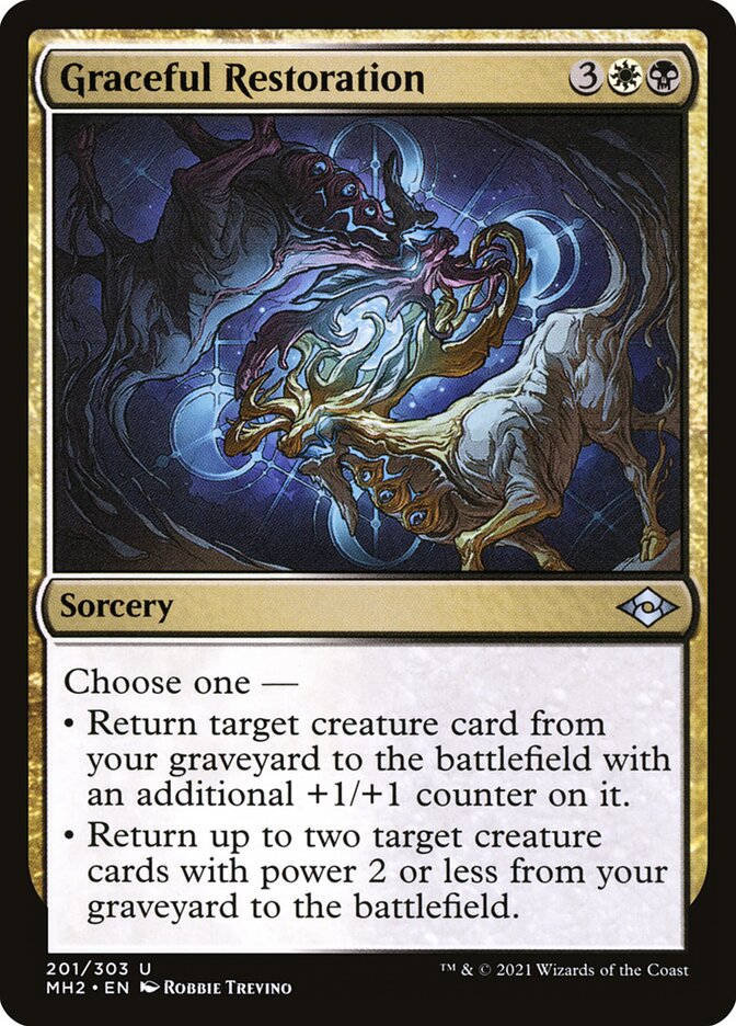 MTG Card Title: Graceful Restoration MH2/201