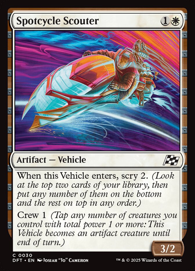 MTG Card Title: Spotcycle Scouter DFT/30