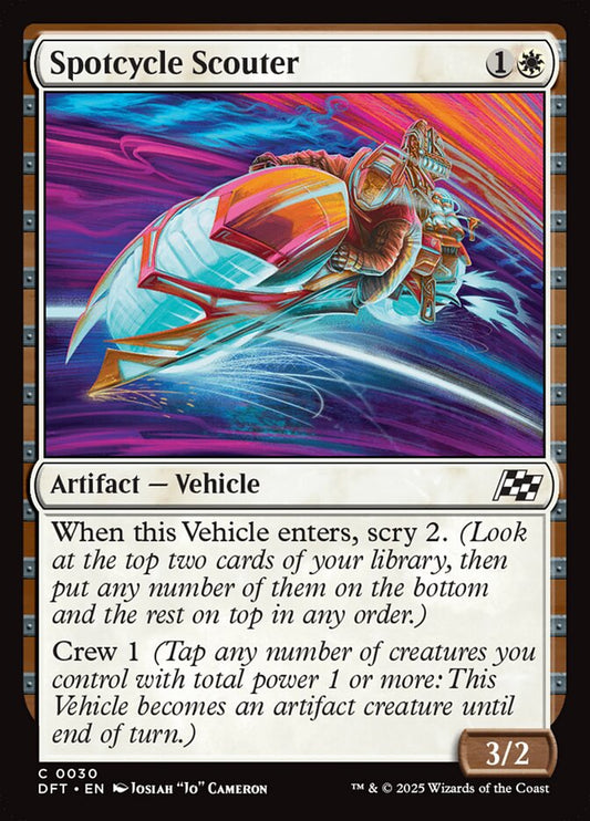 MTG Card Title: Spotcycle Scouter DFT/30