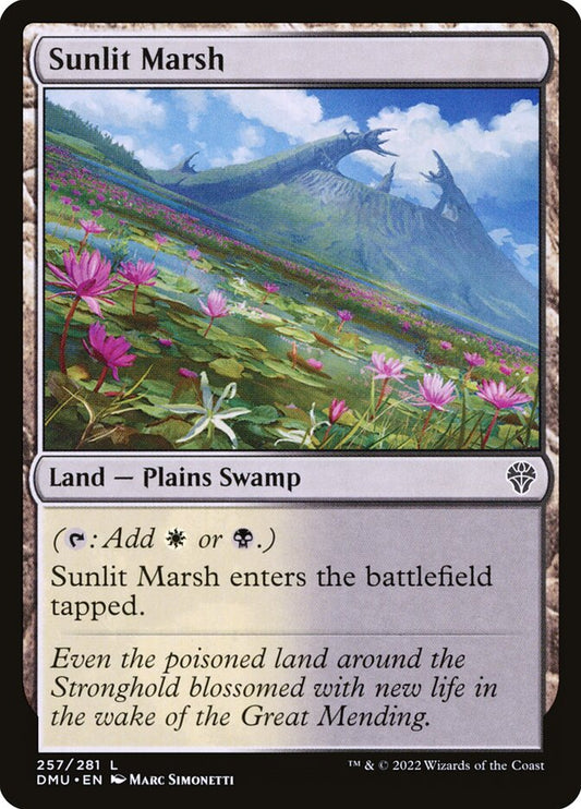 MTG Card Title: Sunlit Marsh DMU/257