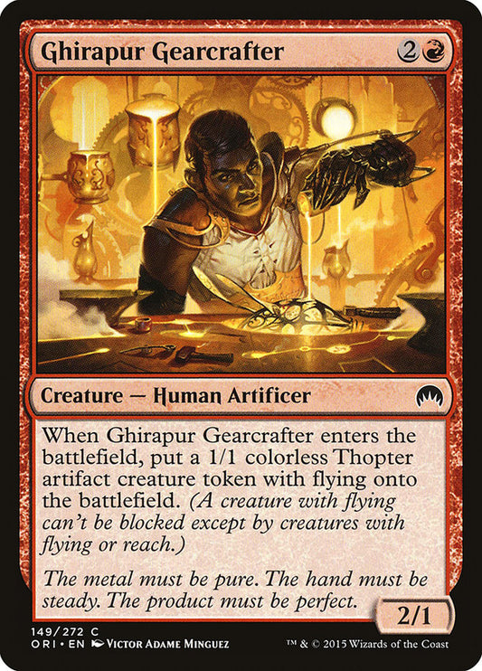 MTG Card Title: Ghirapur Gearcrafter ORI/149