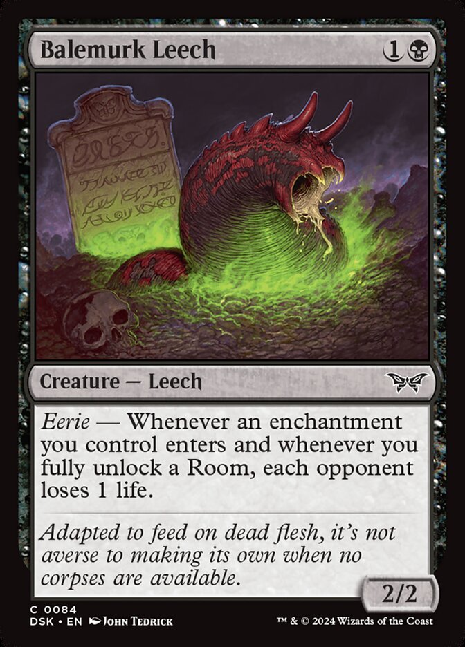 MTG Card Title: Balemurk Leech DSK/84