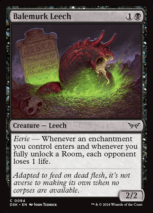 MTG Card Title: Balemurk Leech DSK/84
