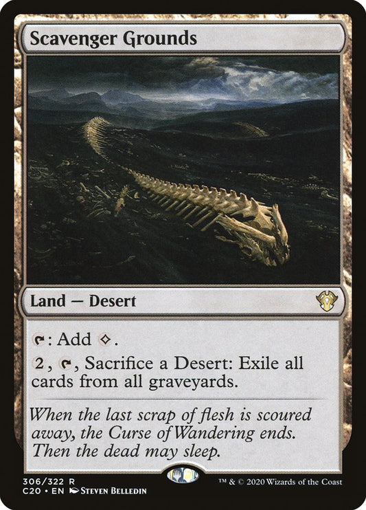 MTG Card Title: Scavenger Grounds C20/306