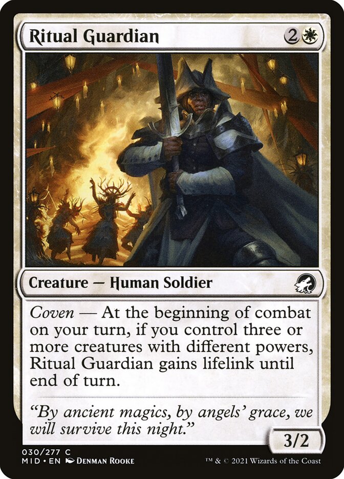 MTG Card Title: Ritual Guardian MID/30