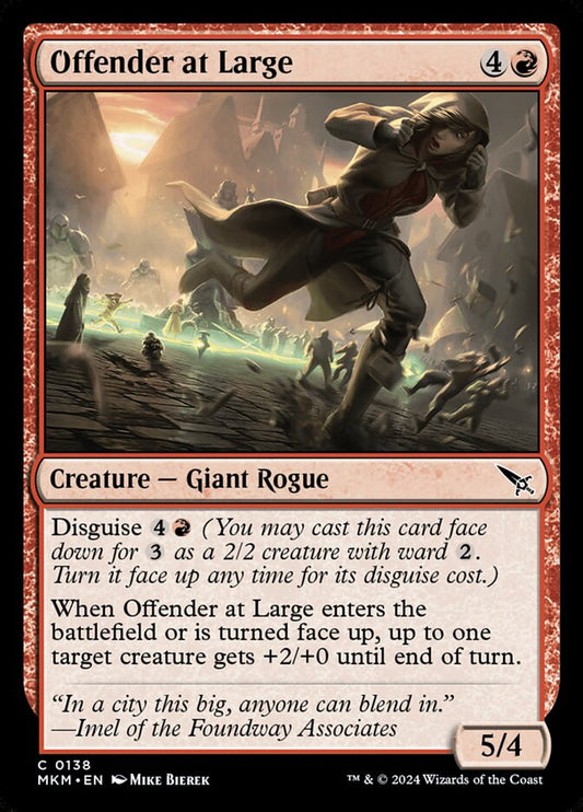 MTG Card Title: Offender at Large MKM/138