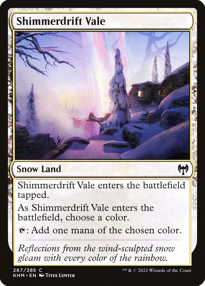 MTG Card Title: Shimmerdrift Vale KHM/267