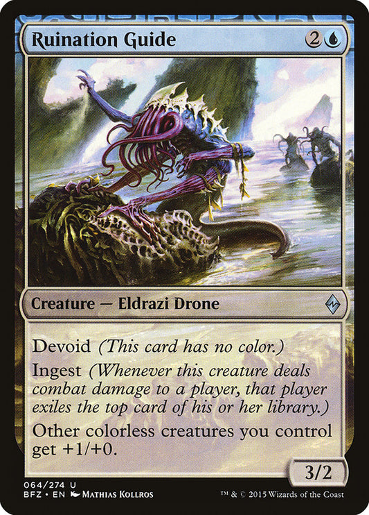 MTG Card Title: Ruination Guide BFZ/64