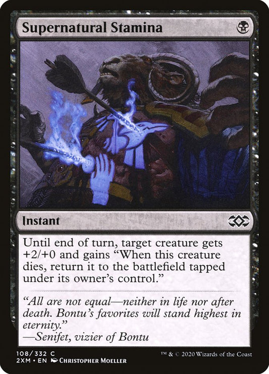 MTG Card Title: Supernatural Stamina 2XM/108