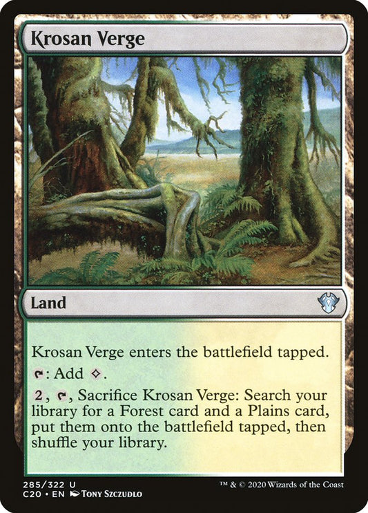 MTG Card Title: Krosan Verge C20/285