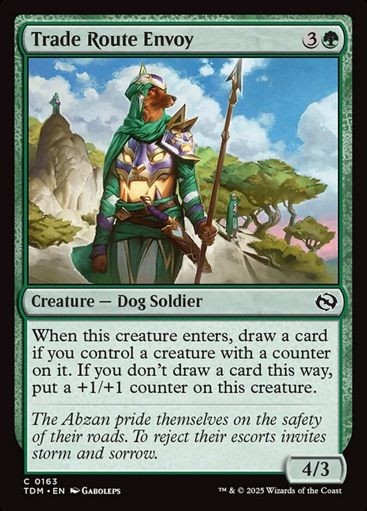 MTG Card Title: Trade Route Envoy TDM/163
