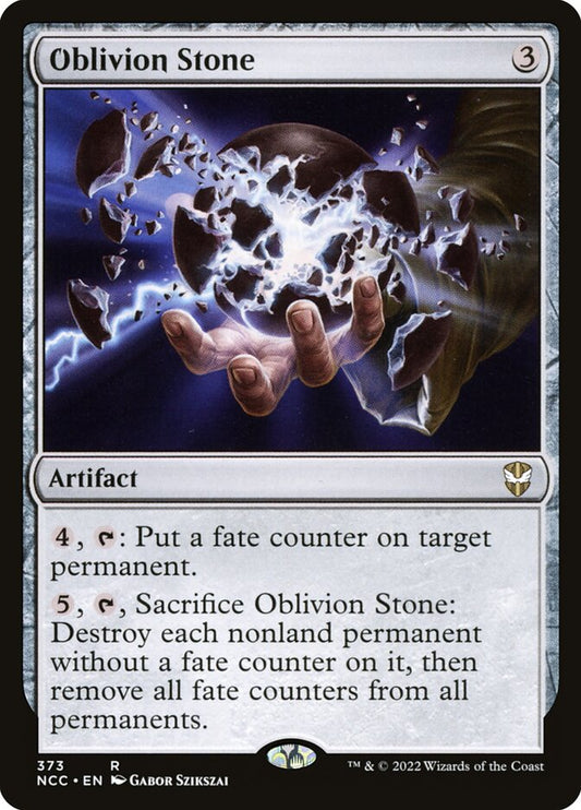 MTG Card Title: Oblivion Stone NCC/373