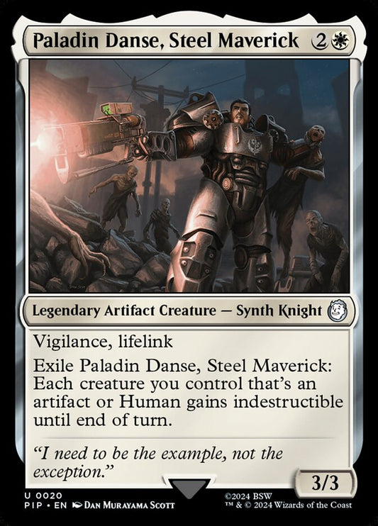 MTG Card Title: Paladin Danse, Steel Maverick PIP/20