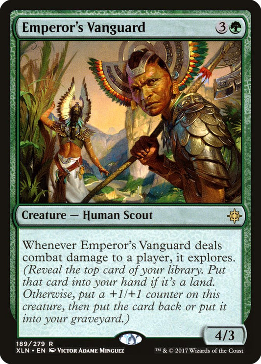 MTG Card Title: Emperor's Vanguard XLN/189