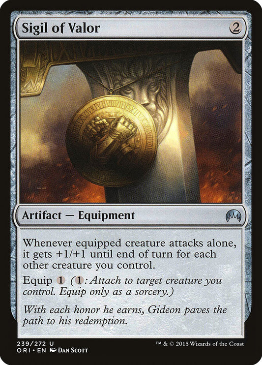 MTG Card Title: Sigil of Valor ORI/239