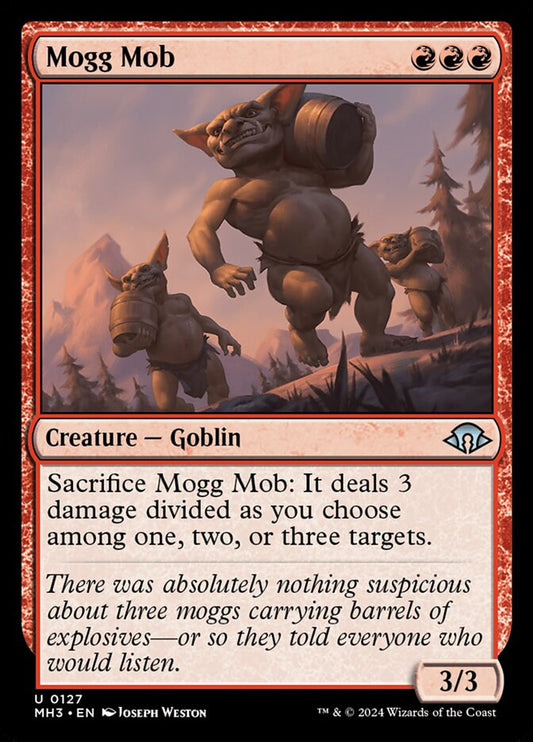MTG Card Title: Mogg Mob MH3/127