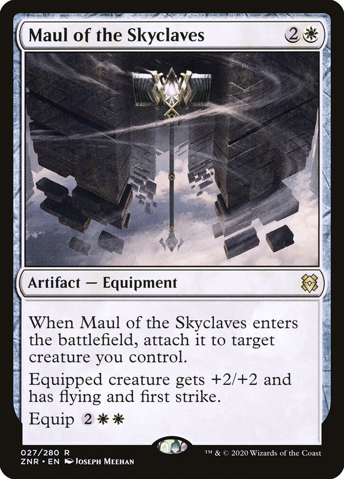 MTG Card Title: Maul of the Skyclaves ZNR/27