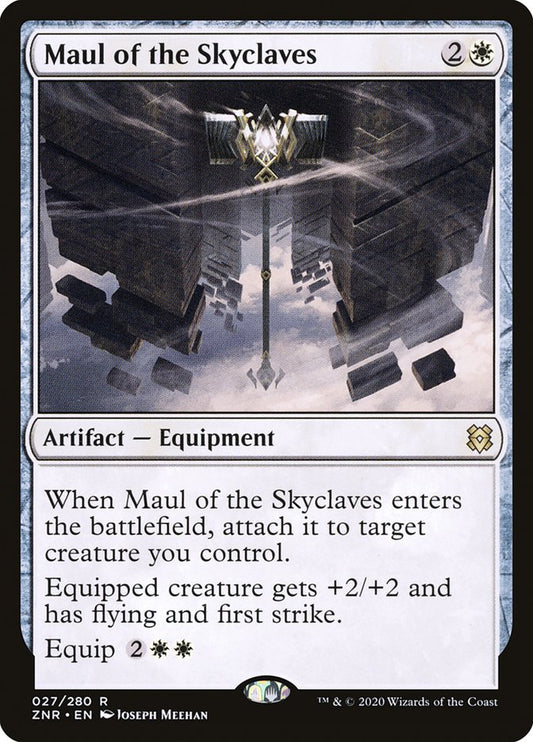 MTG Card Title: Maul of the Skyclaves ZNR/27