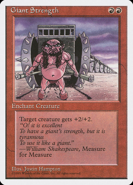 MTG Card Title: Giant Strength 4ED/196