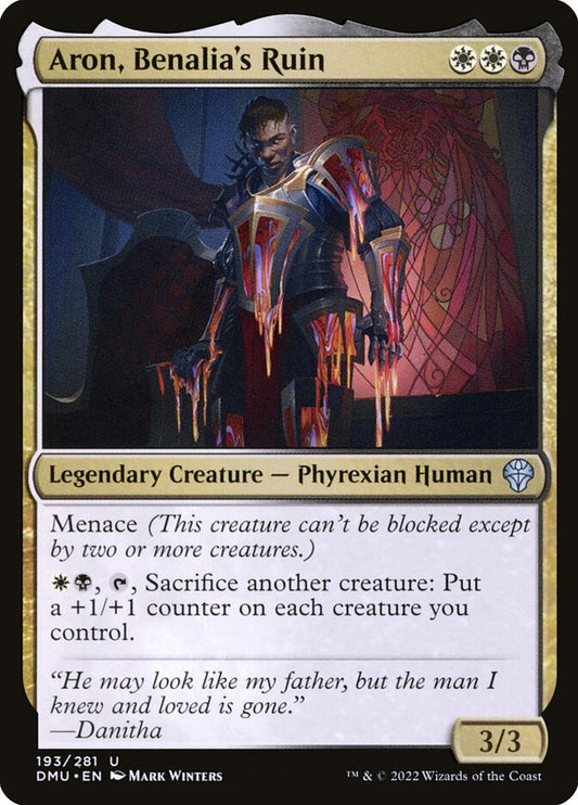 MTG Card Title: Aron, Benalia's Ruin DMU/193
