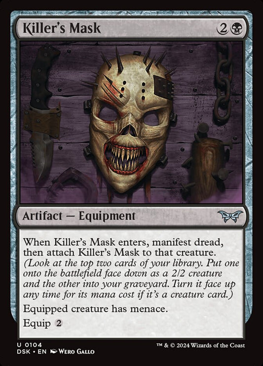 MTG Card Title: Killer's Mask DSK/104