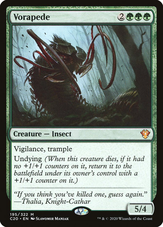 MTG Card Title: Vorapede C20/195
