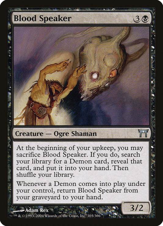 MTG Card Title: Blood Speaker CHK/103