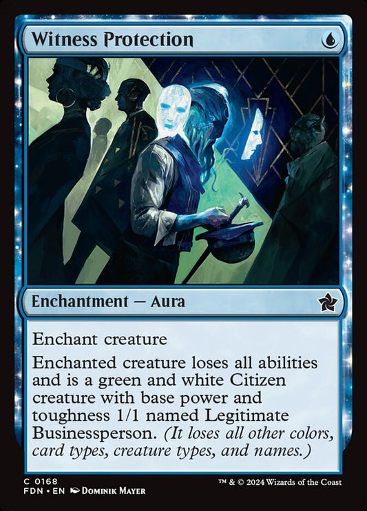 MTG Card Title: Witness Protection FDN/168