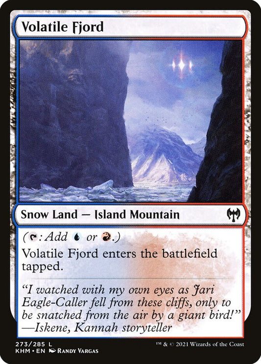 MTG Card Title: Volatile Fjord KHM/273