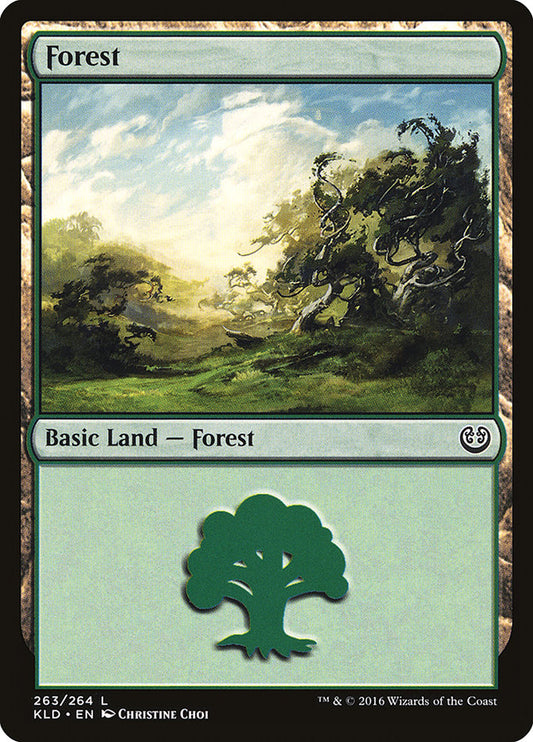 MTG Card Title: Forest KLD/263