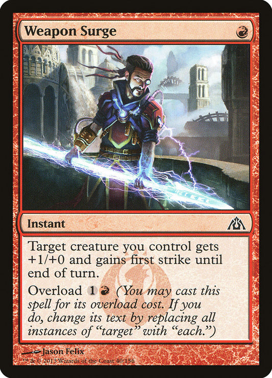 MTG Card Title: Weapon Surge DGM/40