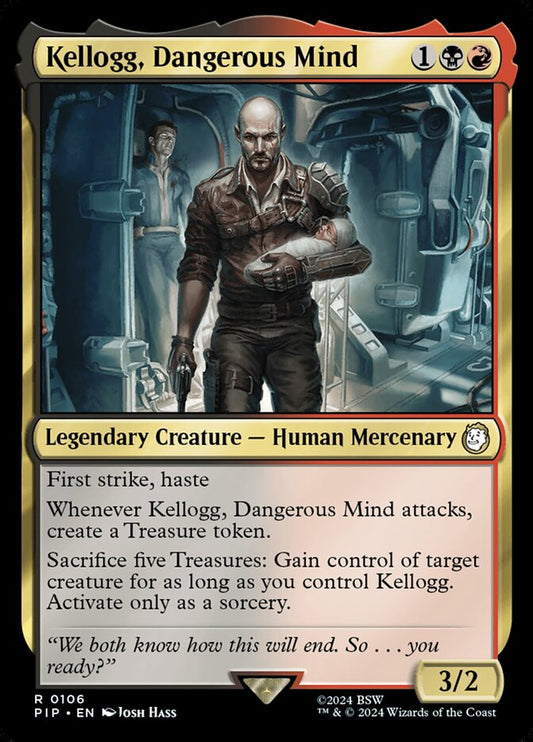 MTG Card Title: Kellogg, Dangerous Mind PIP/106