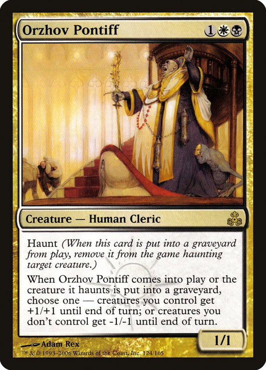 MTG Card Title: Orzhov Pontiff GPT/124