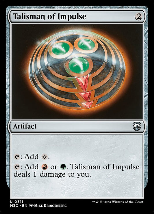 MTG Card Title: Talisman of Impulse M3C/311