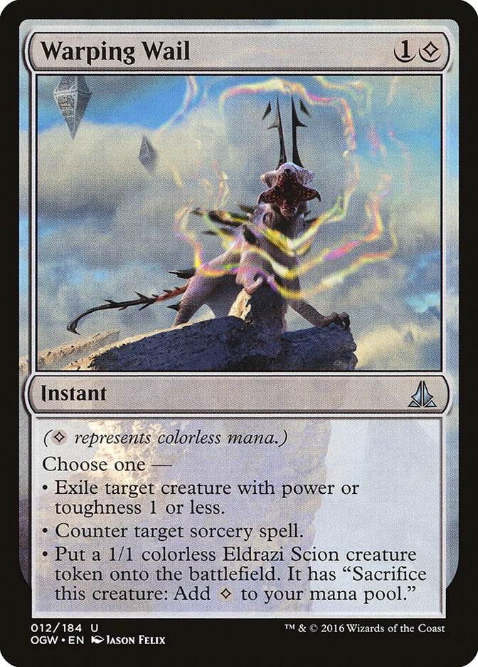 MTG Card Title: Warping Wail OGW/12