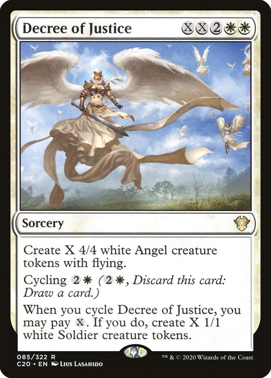 MTG Card Title: Decree of Justice C20/85
