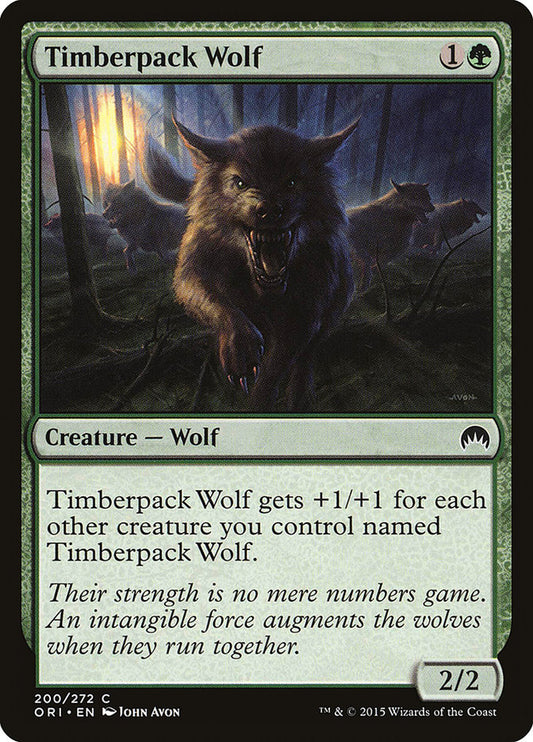 MTG Card Title: Timberpack Wolf ORI/200