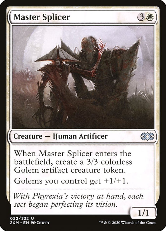 MTG Card Title: Master Splicer 2XM/22
